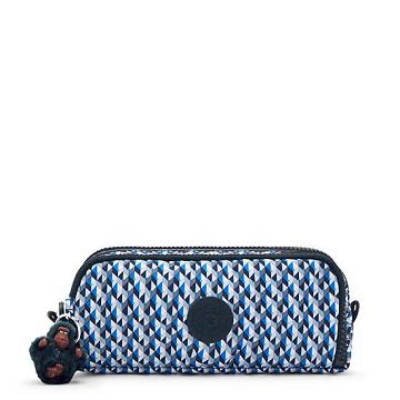 Kipling Gitroy Klassieke Printed Pencil Case Tassen Blauw | NL 1316IL